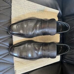 Gucci Black Leather Loafers